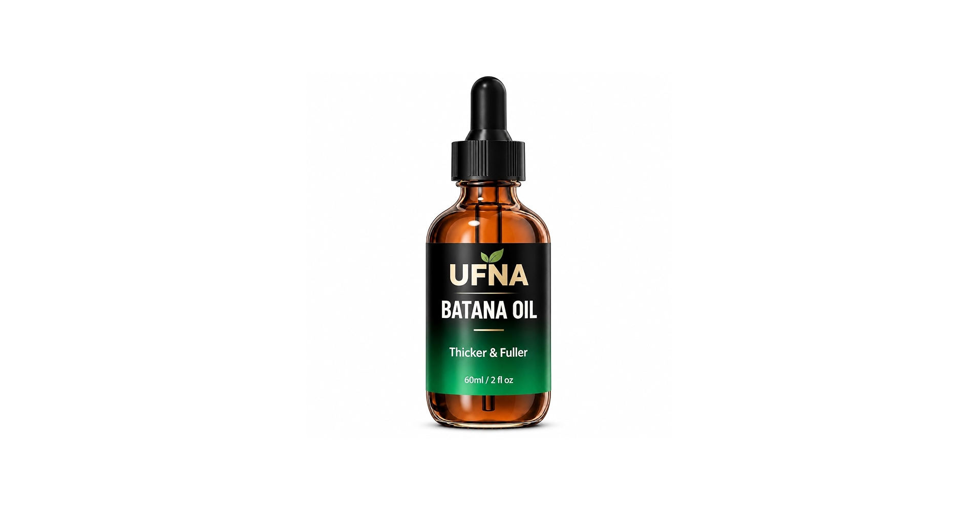 UFNA Batana Oil 60ml amber glass bottle on a clean background